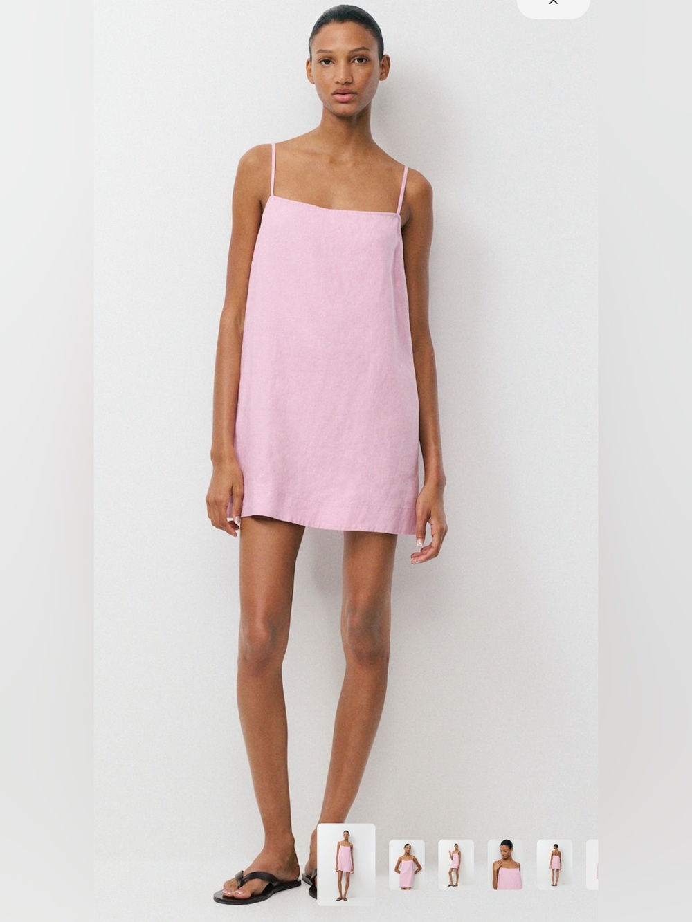 Aritzia Arcos Linen Dress